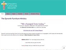 Tablet Screenshot of furnitureministry.org